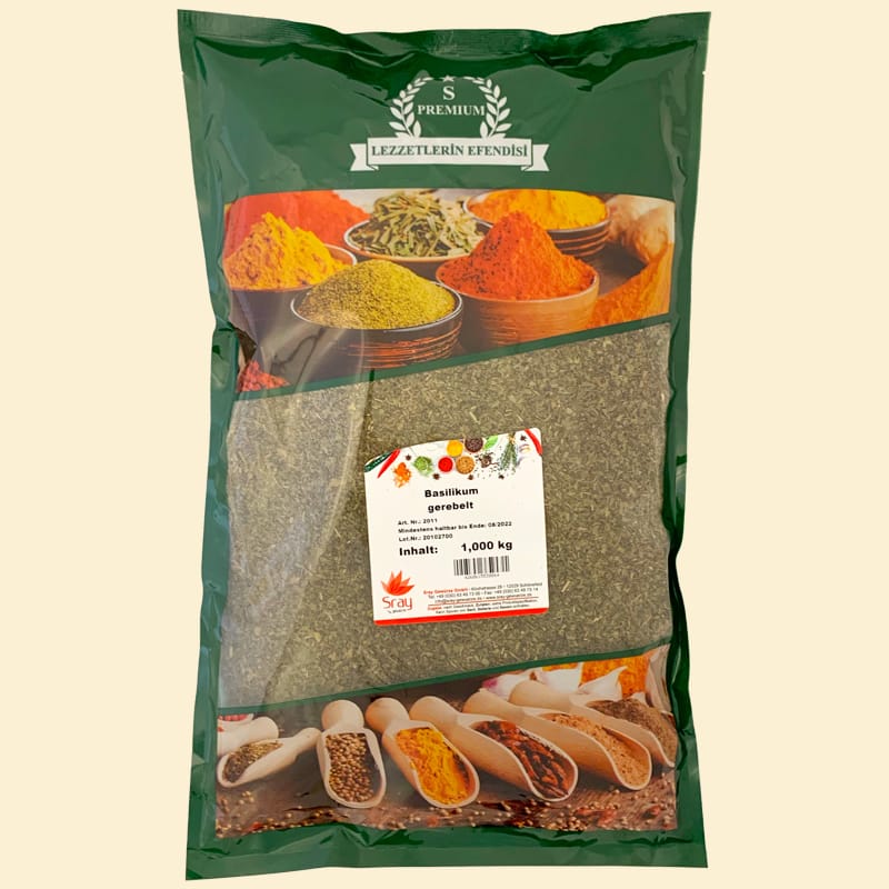 Basilikum gerebelt 1 kg