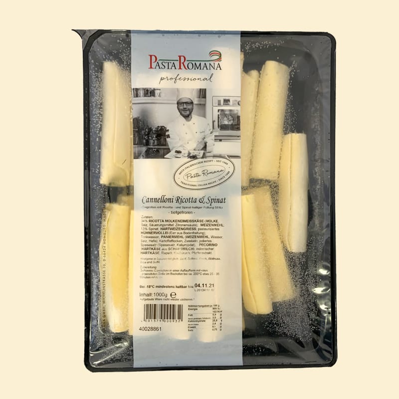 Cannelloni Ricotta & Spinat TK