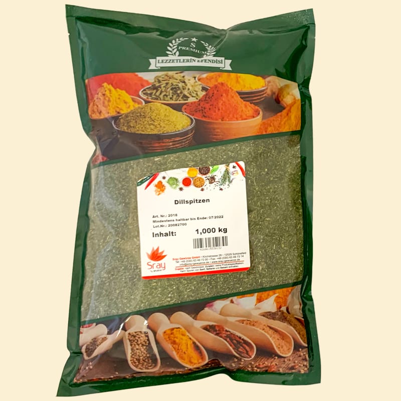 Dillspitzen gerebelt 1 kg
