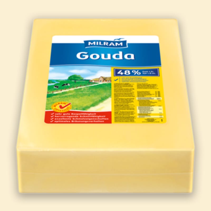 Gouda 48 % Fett i. Tr.