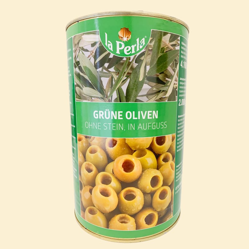 Grüne Oliven (ohne Stein)