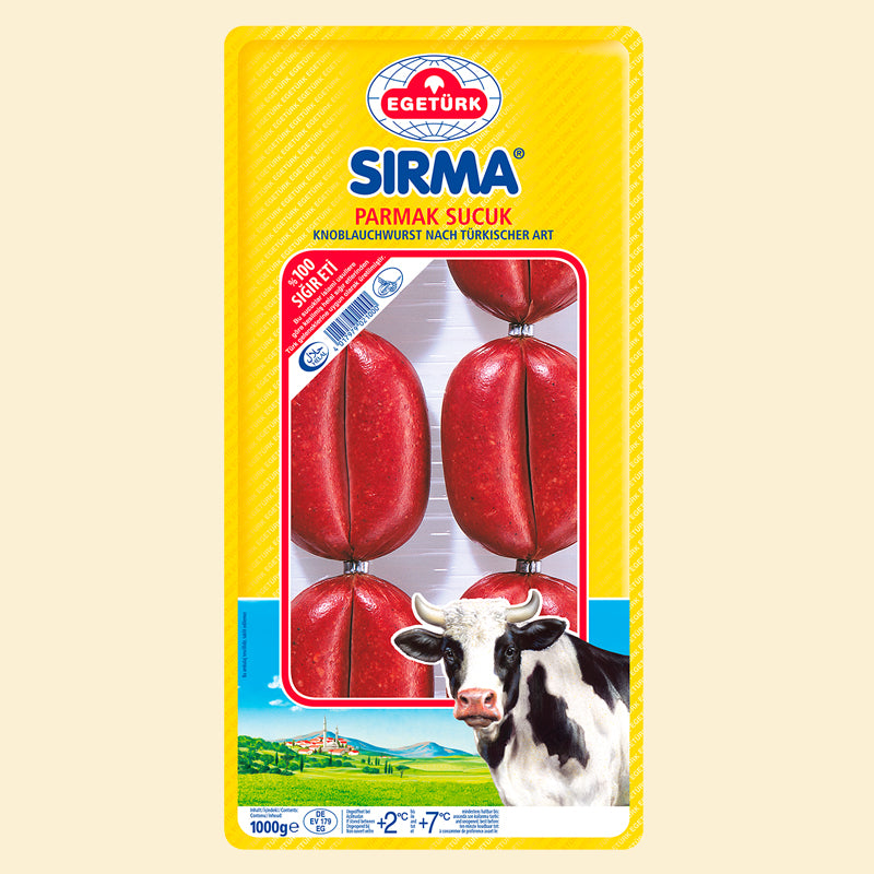 Knoblauchwurst (Sirma Parmak Sucuk)