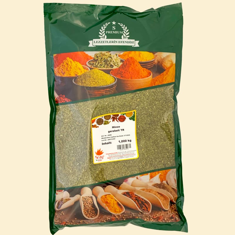 Minze gerebelt 1 kg