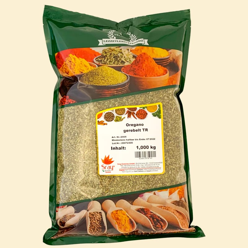 Oregano gerebelt 1 kg
