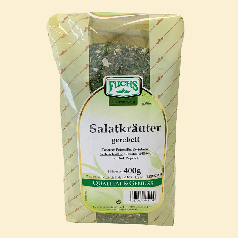 Salatkräuter gerebelt 400 gr.