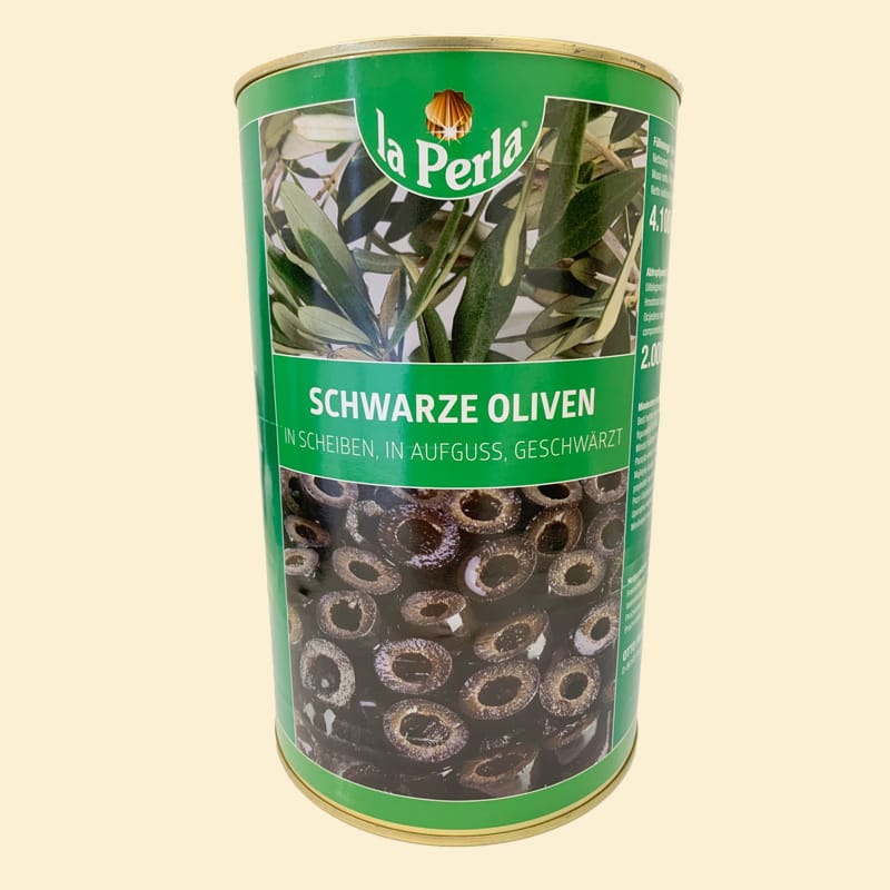 Schwarze Oliven (geschnitten)