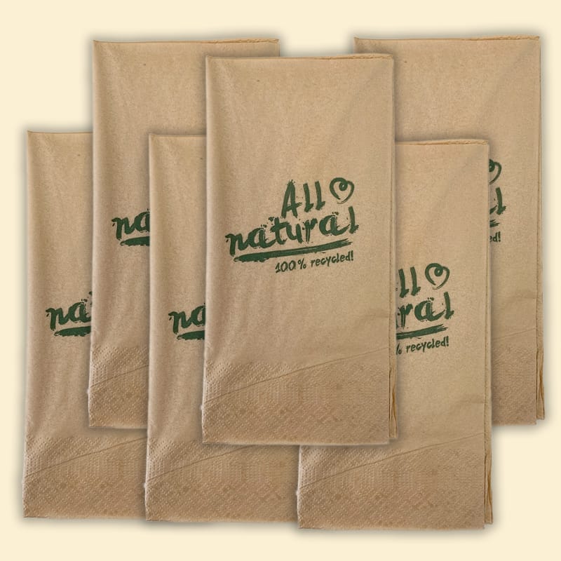 Servietten 1/8 Recycling