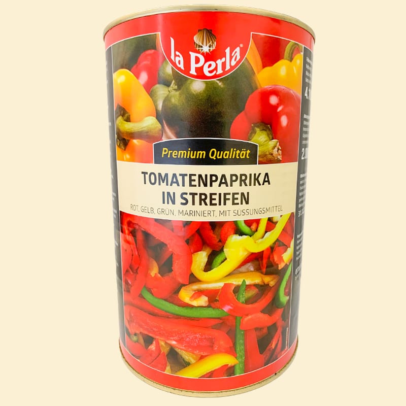 Tomatenpaprika (in Streifen)