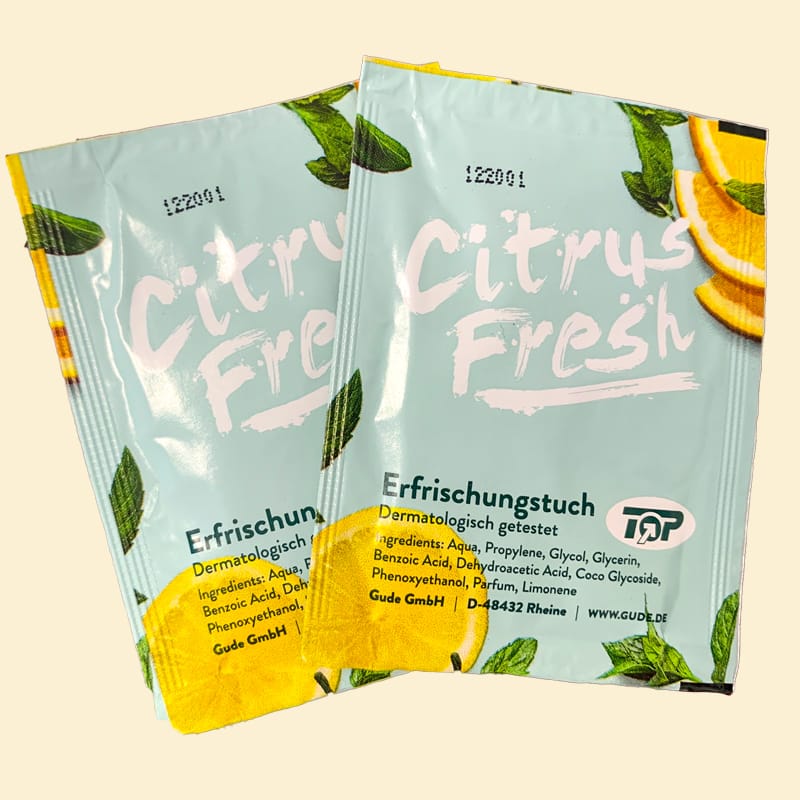 Erfrischungstuch Citrus