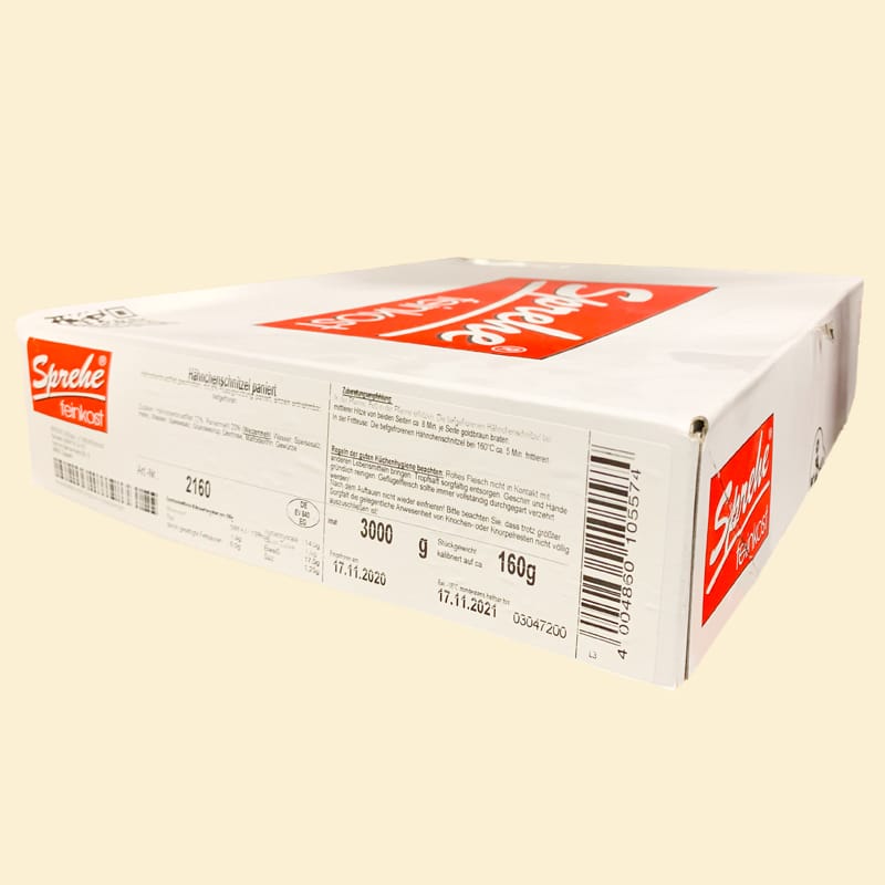 Hähnchenschnitzel paniert (160 gr.) TK