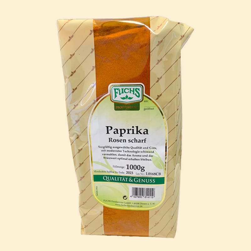 Paprika Rosen scharf 1 kg