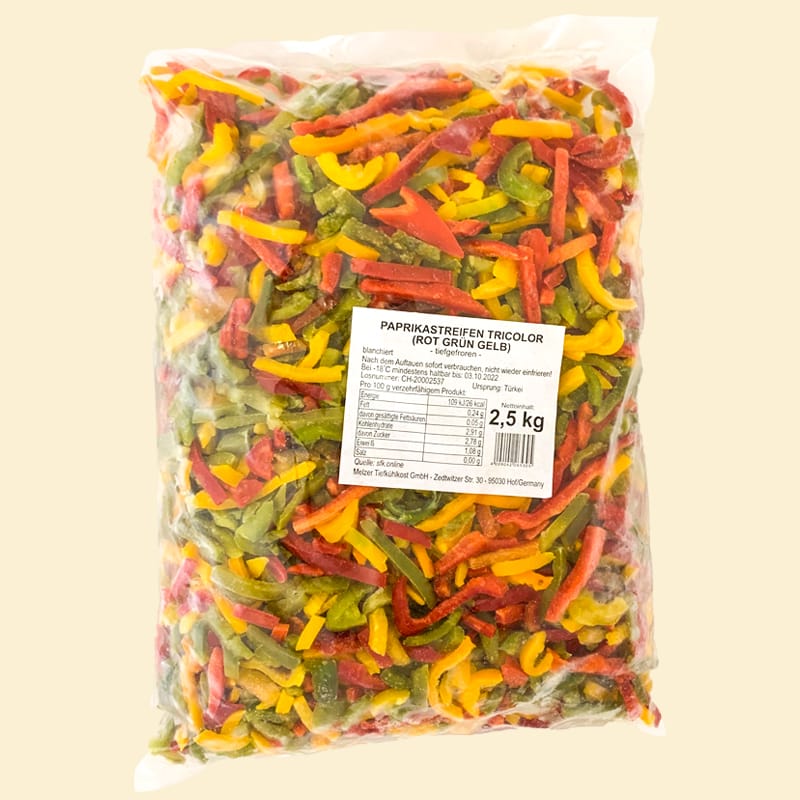 Paprikasstreifen Tricolor TK